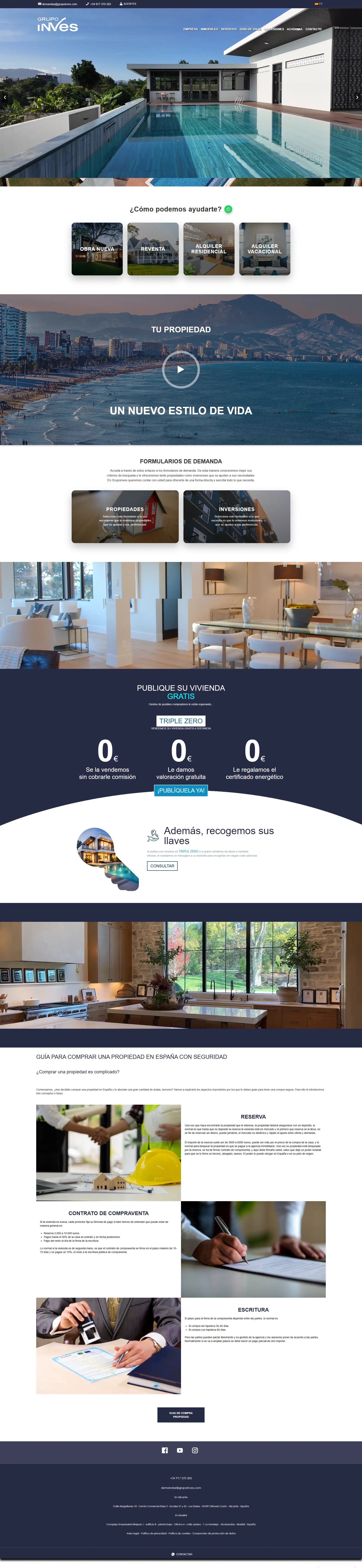 Captura completa de Inves Real Estate